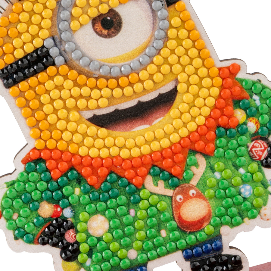 Minion Carl Crystal Art Festive Buddies Kit Minions Series 8