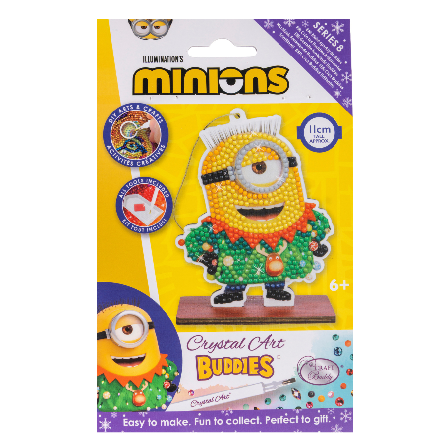 Minion Carl Crystal Art Festive Buddies Kit Minions Series 8