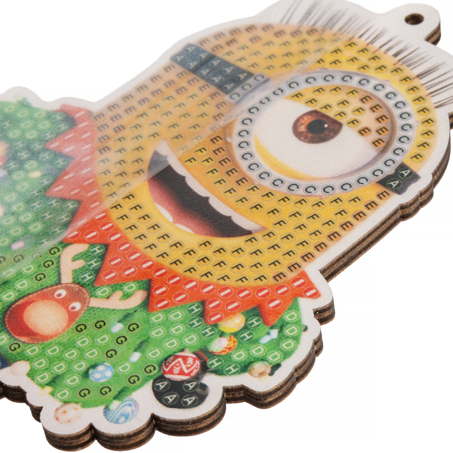 Minion Carl Crystal Art Festive Buddies Kit Minions Series 8