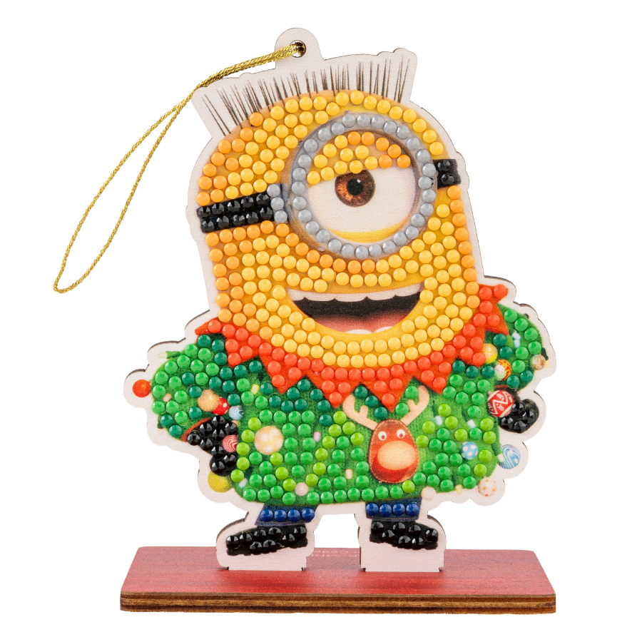Minion Carl Crystal Art Festive Buddies Kit Minions Series 8