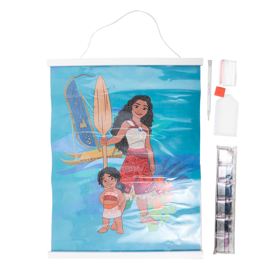 Moana Disney Crystal Art Scroll Kit 40x50 2