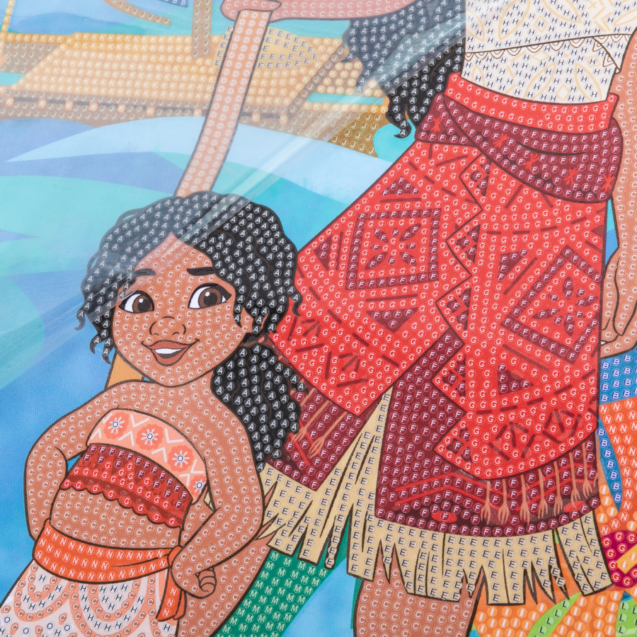 Moana Disney Crystal Art Scroll Kit 40x50 3