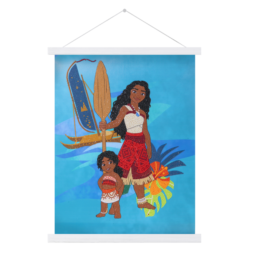 Moana Disney Crystal Art Scroll Kit 40x50 7