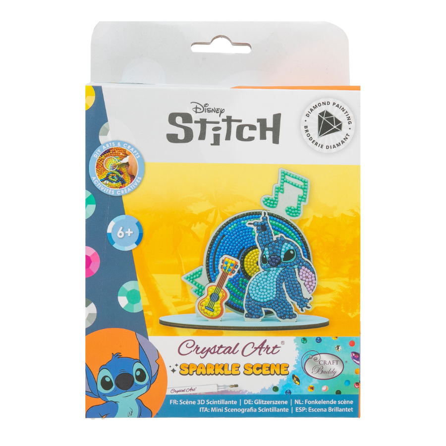 Music Stitch Crystal Art Sparkle Scene 3