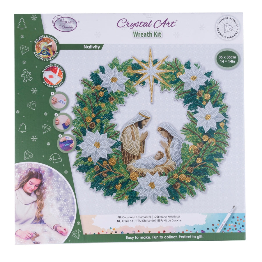 Nativity Crystal Art Decoration Kit