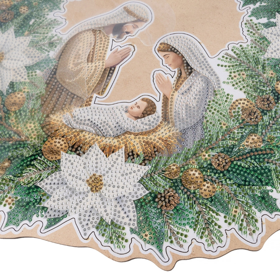 Nativity Crystal Art Decoration Kit