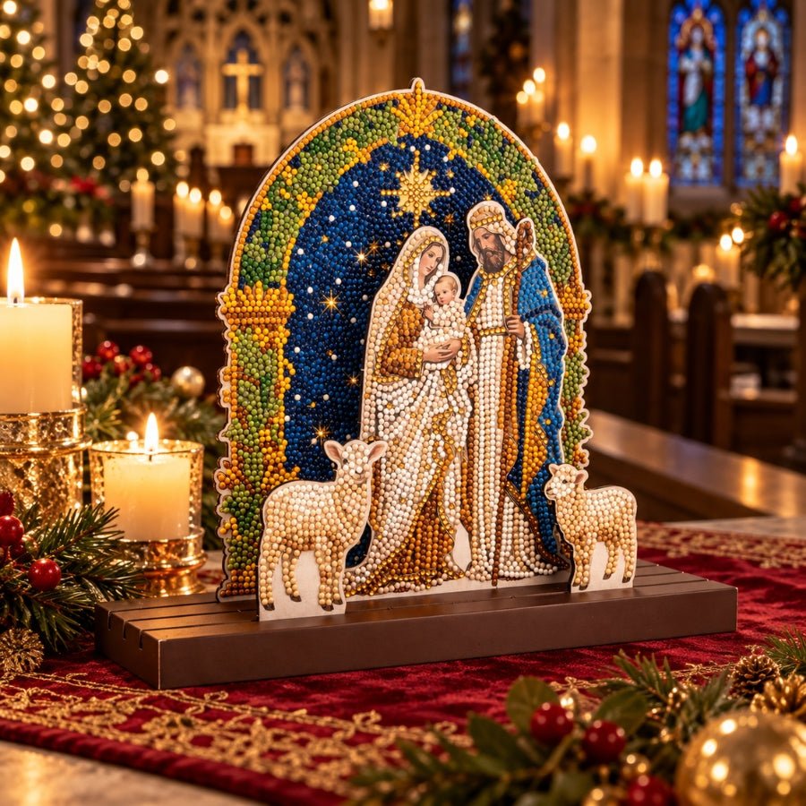 Nativity Scene Crystal Art 3D Buildable Scene Kit