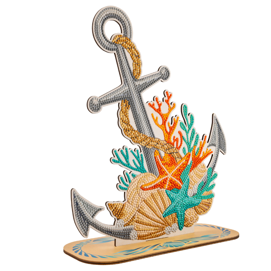 Nautical Anchor Crystal Art Decoration Kit