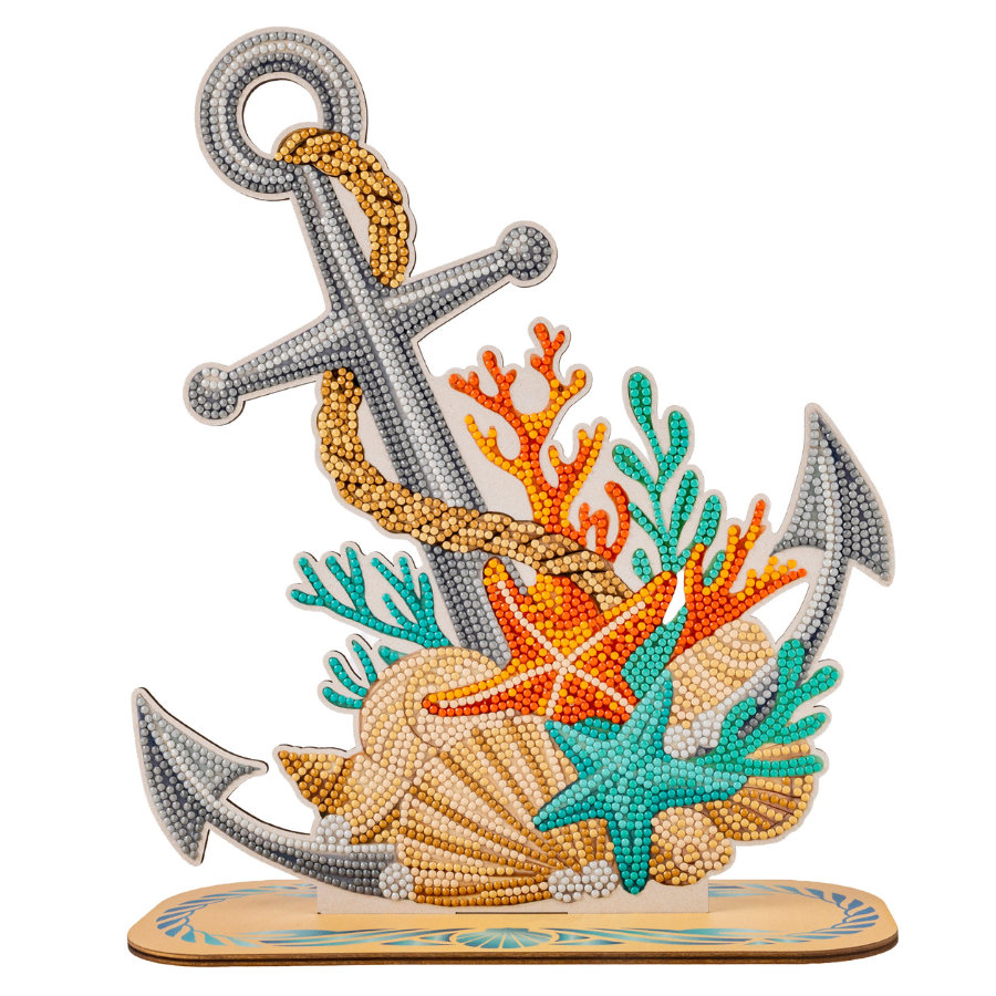 Nautical Anchor Crystal Art Decoration Kit