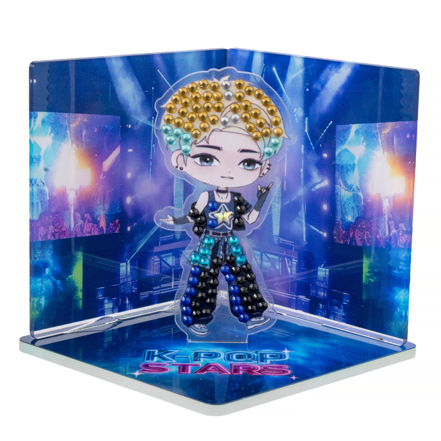 Neon Rise Crystal Art K-Pop Stars Character Worlds