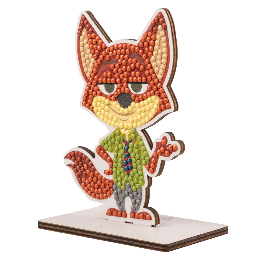 Nick Wilde Crystal Art Buddies Zootopia Series 6 angle