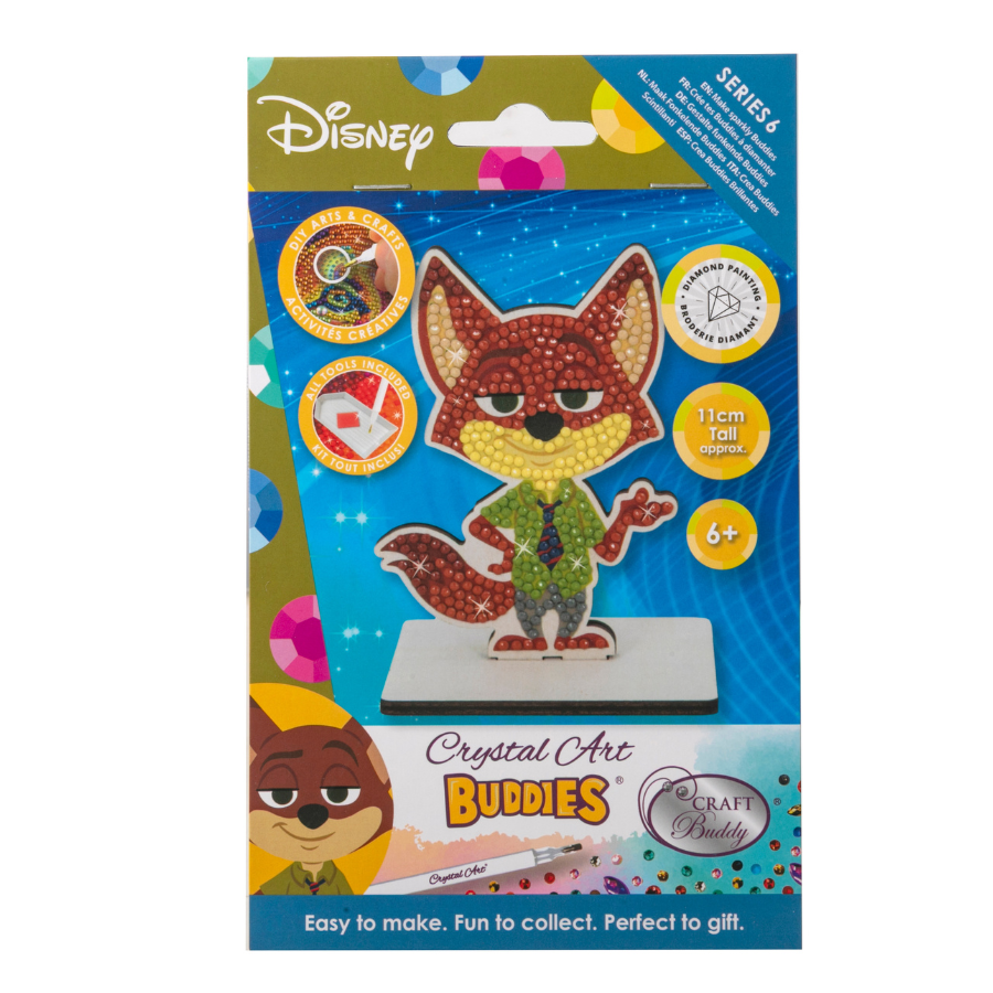 Nick Wilde Crystal Art Buddies Zootopia Series 6 pack