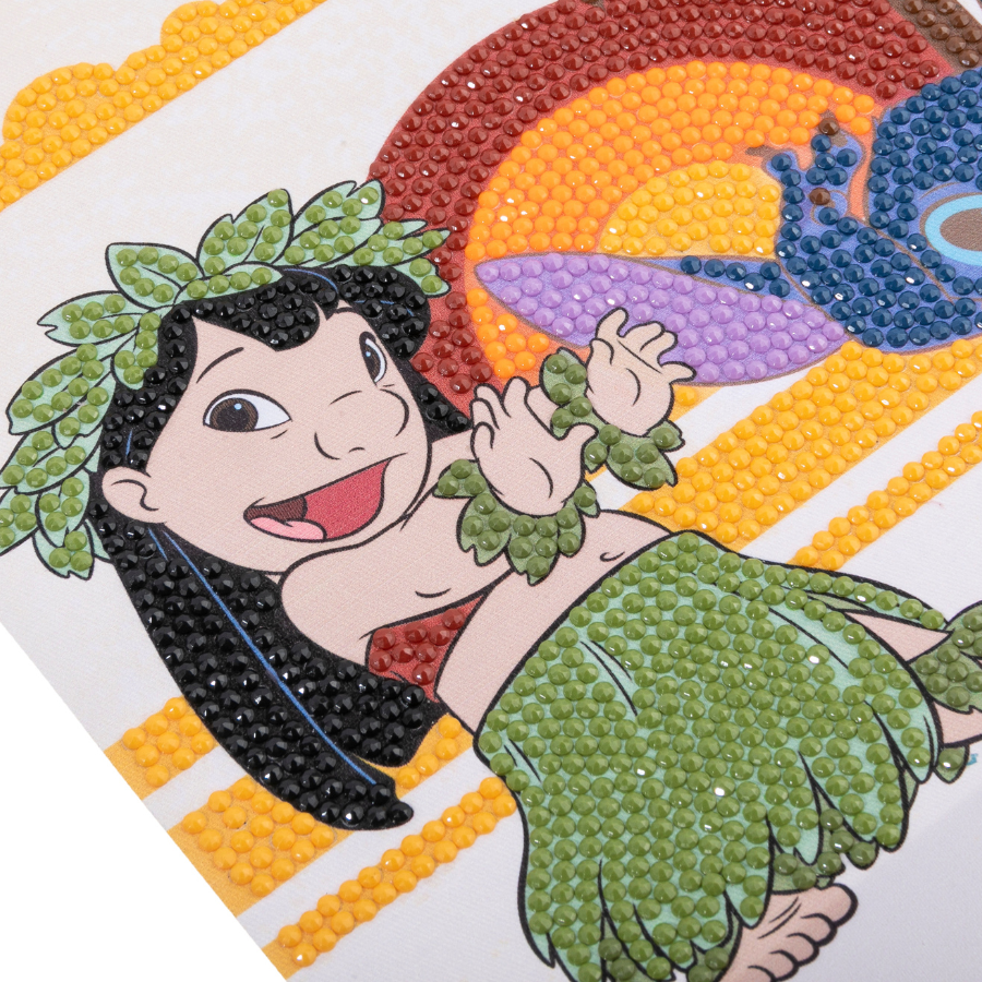 Ohana Means Family Mini Crystal Art Scroll Kit 20x30 