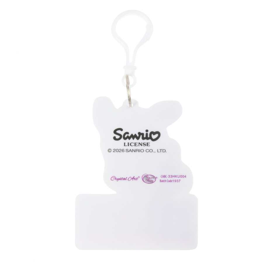 Pochacco Crystal Art Bag Charm Kit Hello Kitty