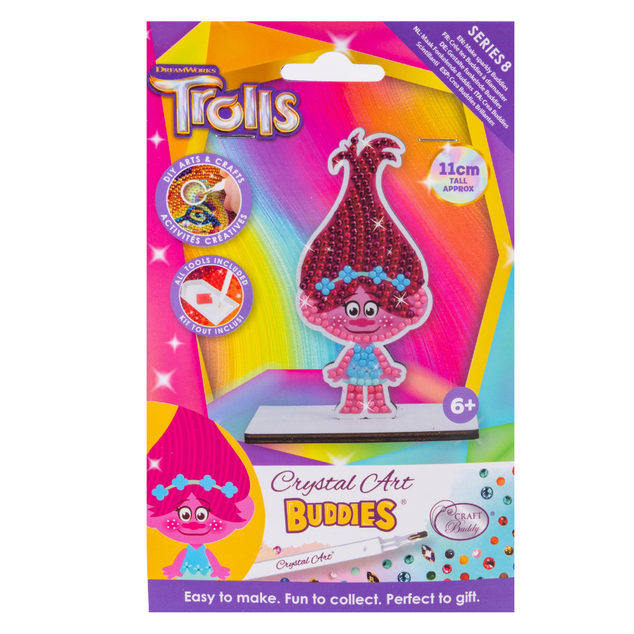 Poppy Crystal Art Buddies Kit Series 8 Trolls