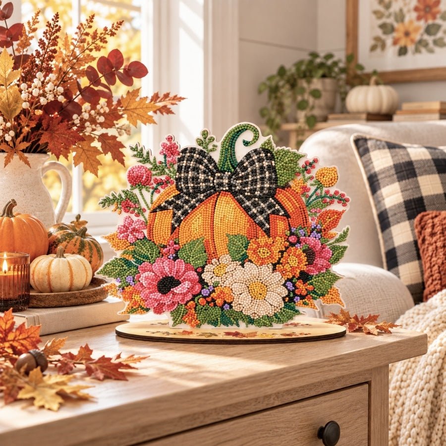 Pumpkin Petals Crystal Art Decoration Kit