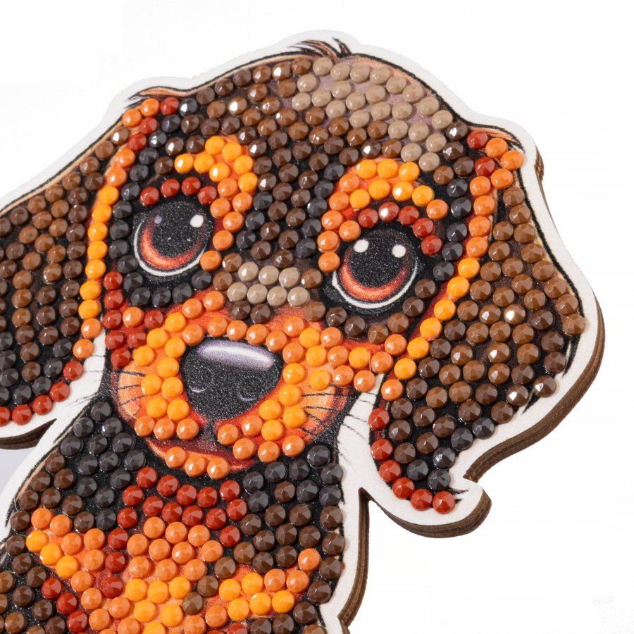 Puppy Crystal Art Wildlife Buddies