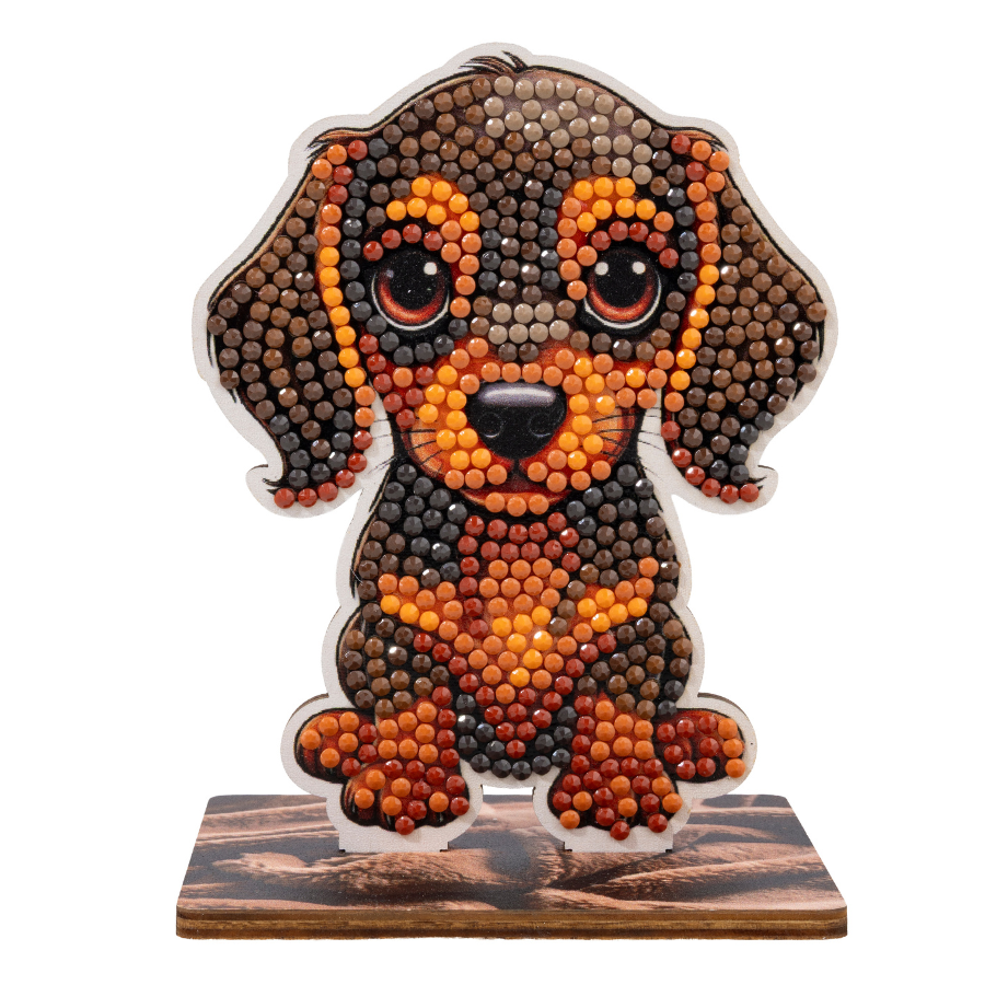 Puppy Crystal Art Wildlife Buddies