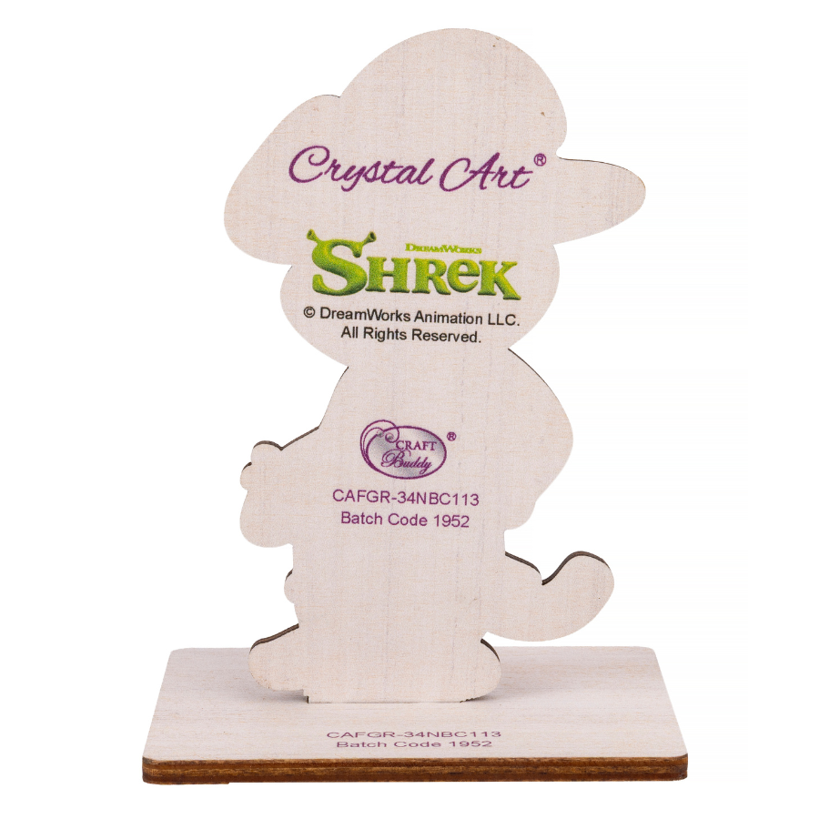 Puss In Boots Crystal Art Buddies Kit Series 8 Shrek