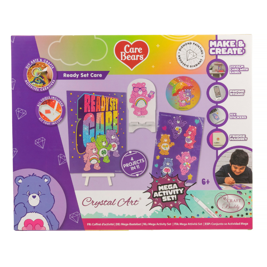 Ready Set Care Crystal Art Mega Activity Set Care Bears 5