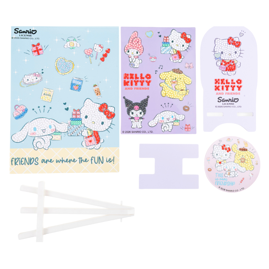 Real Friendship Crystal Art Mega Activity Set Hello Kitty & Friends