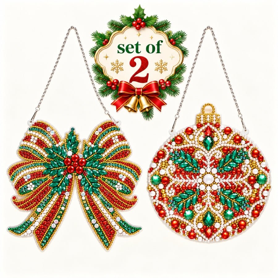 Regal Baubles Art Hanging Decoration Kit Set of 2