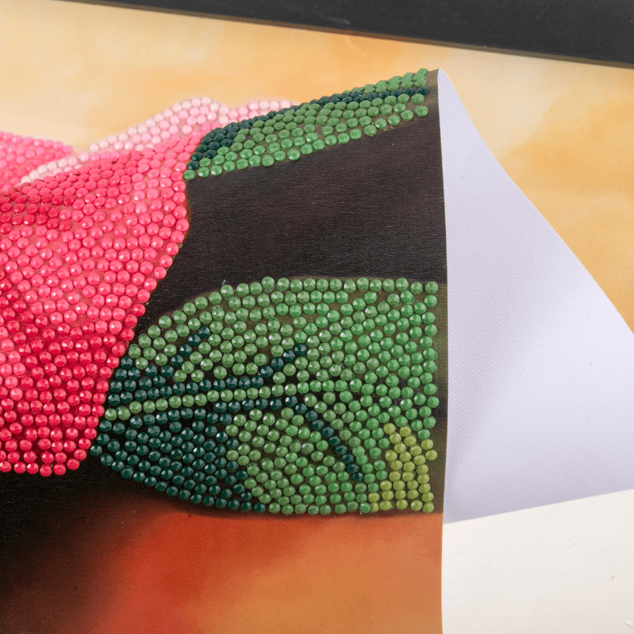 Roses Crystal Art Scroll Kit 40x50cm