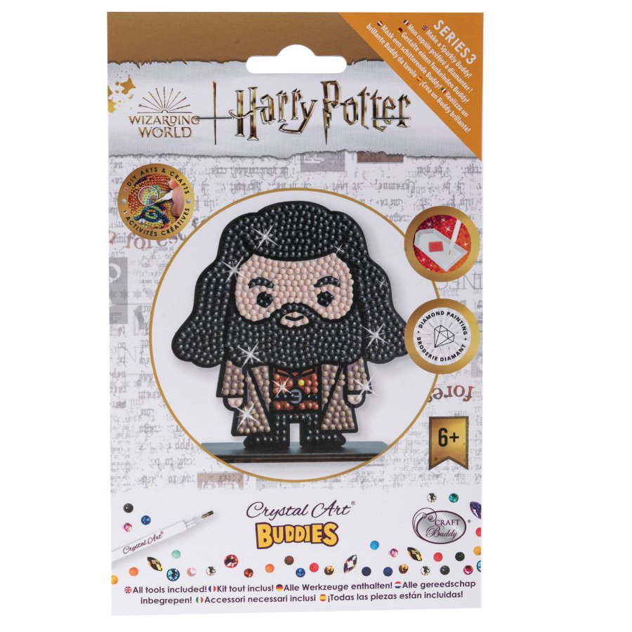"Rubeus Hagrid" Crystal Art Buddies Harry Potter Series 3 Front Packaging
