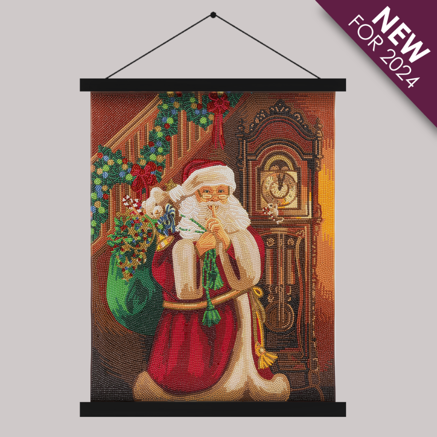 Santas Secret Crystal Art Scroll-Kit 40x50 2_b102f1ac-9375-433d-990c-aeb41f97f70f