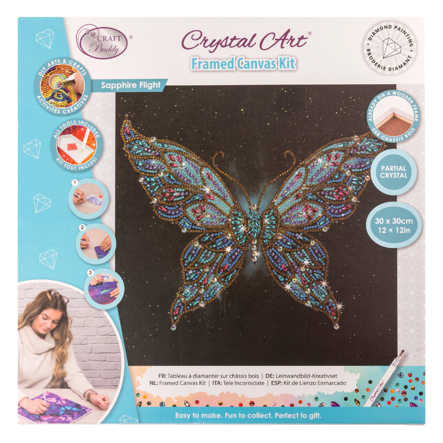 Sapphire Flight Canvas Kit 30x30cm