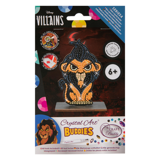 Scar Crystal Art Buddies Disney Villains Series4 1