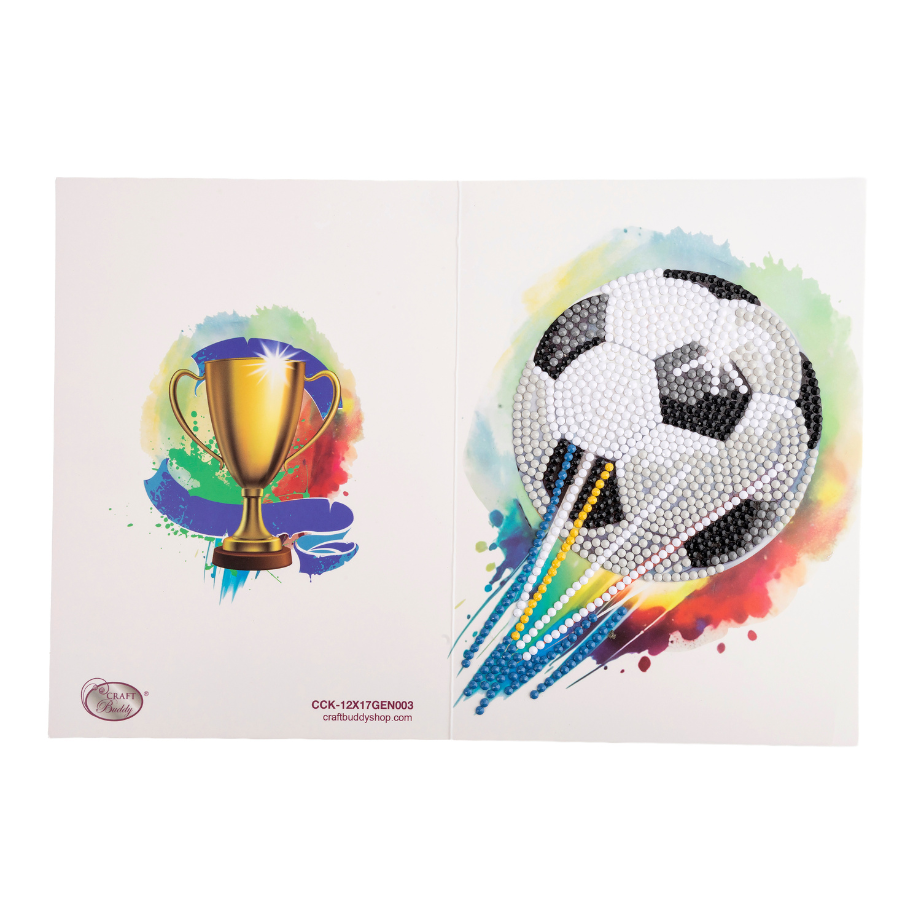 Score! Crystal Art Card Kit 12.6cm x 17.5cm