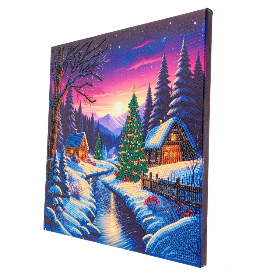 Winter Solstice Crystal Art Canvas Kit 30x30cm