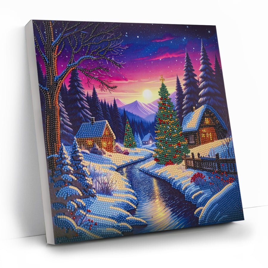 Winter Solstice Crystal Art Canvas Kit 30x30cm