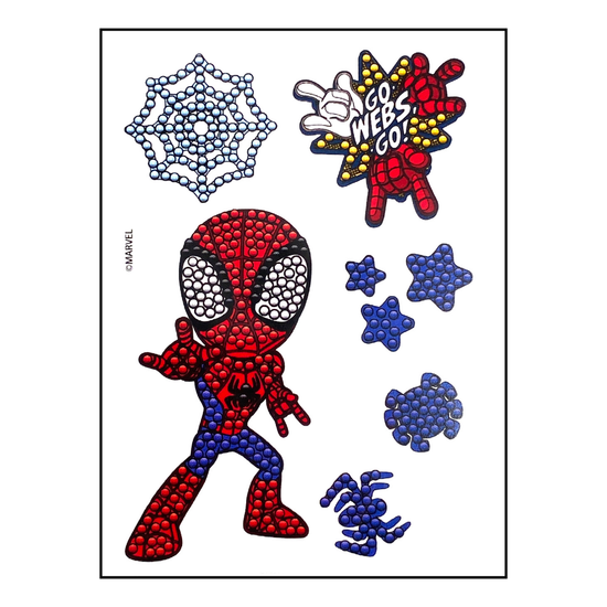 Spiderman Crystal Art A6 Stamp Set1