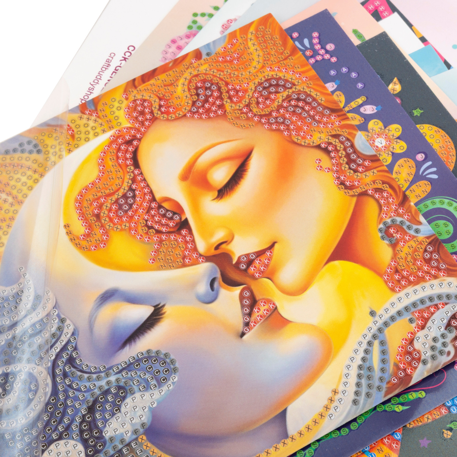 Spring Crystal Art Card Making Kit x 24 Cards