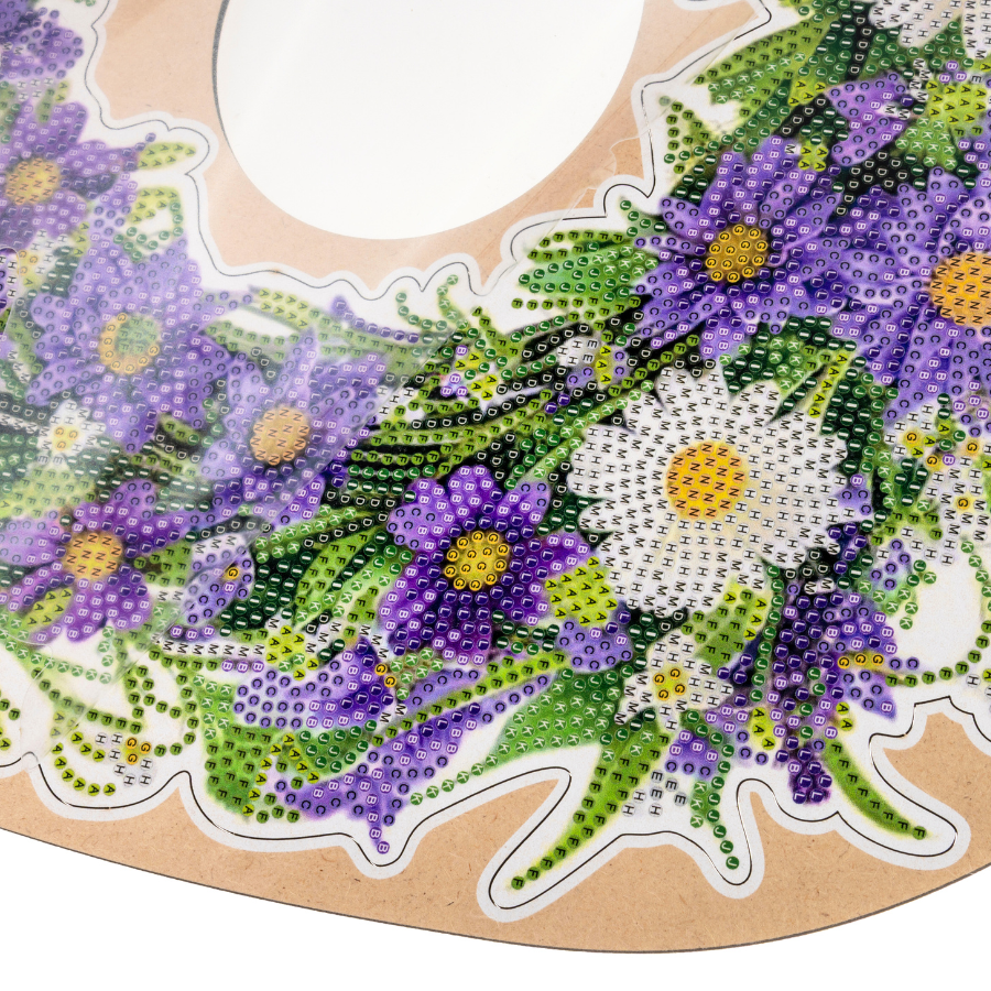 Spring Pastel Crystal Art Wreath Kit