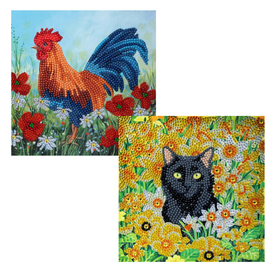 CCK-SS2022SET: Spring Summer 2022 18x18cm Crystal Art Card Set of 6