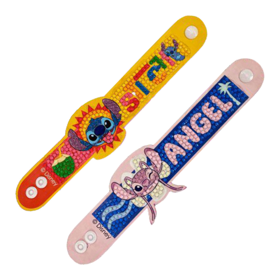 Stitch & Angel Crystal Art Friendship Bracelets
