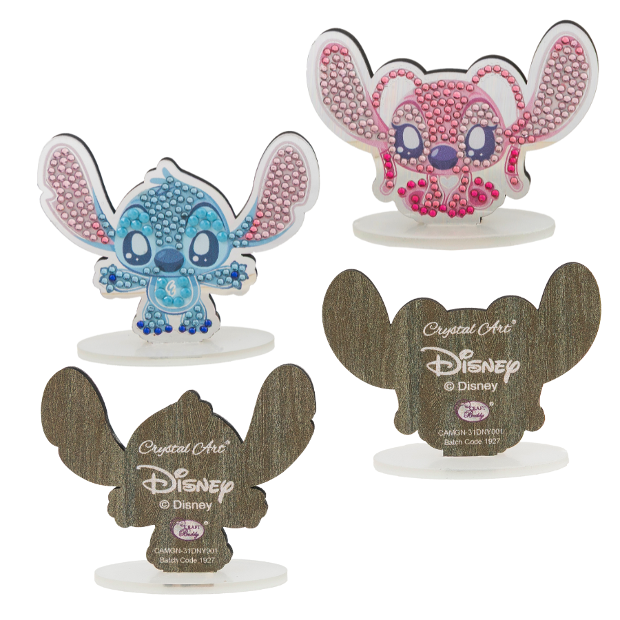 Stitch Angel Crystal Art Mag Buddies Disney 5