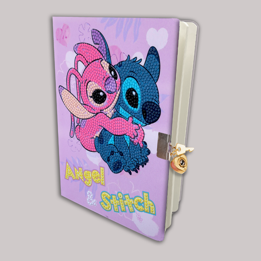 "Stitch & Angel" Disney Crystal Art Secret Diary