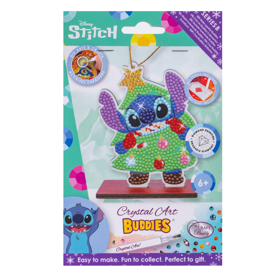 Stitch Crystal Art Festive Buddies Kit Series 8 Disney