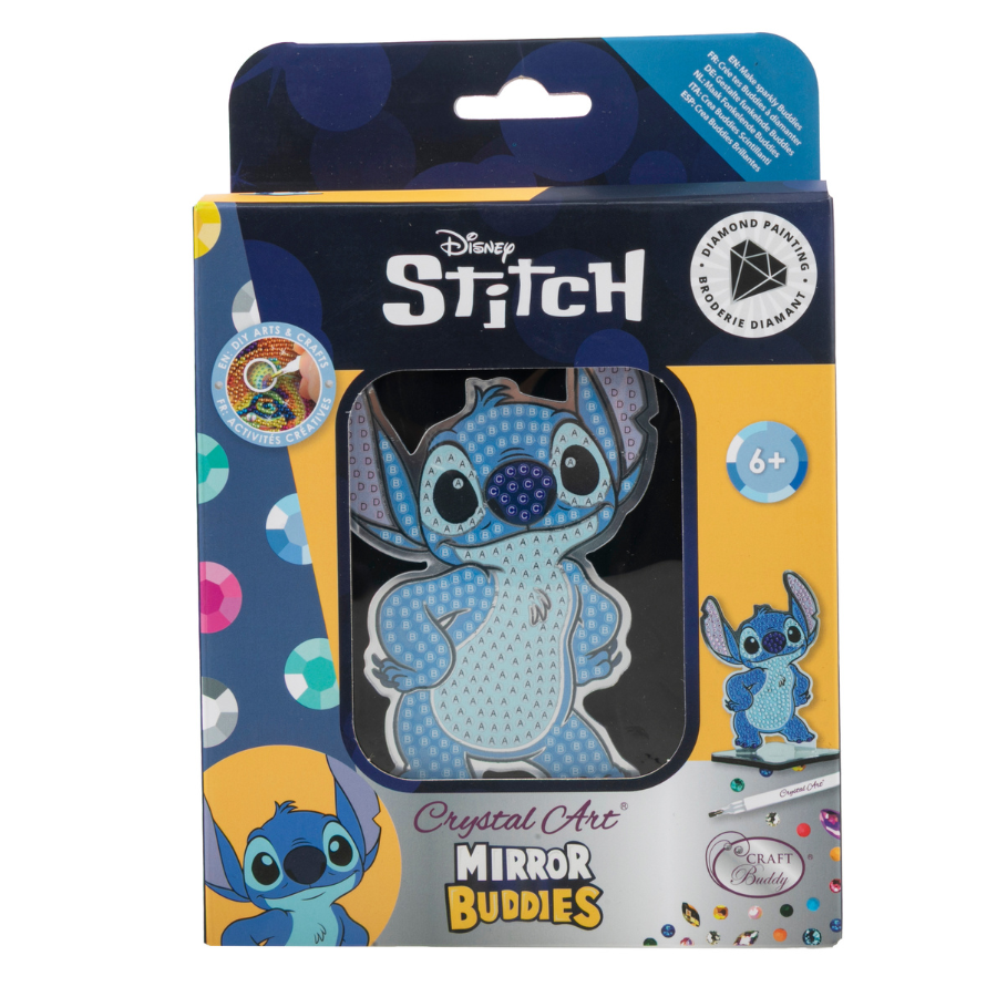 Stitch Crystal Art Mirror Buddies Kit Disney 6