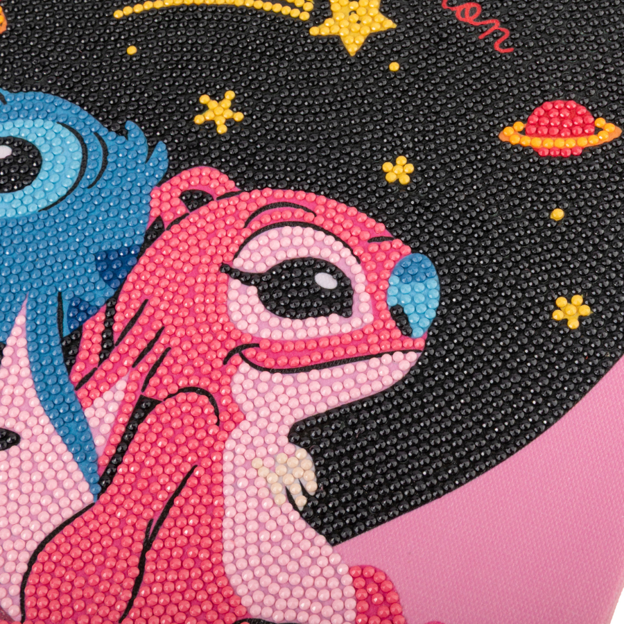 Stitch & Angel Cosmic Connection Crystal Art Canvas Kit 7