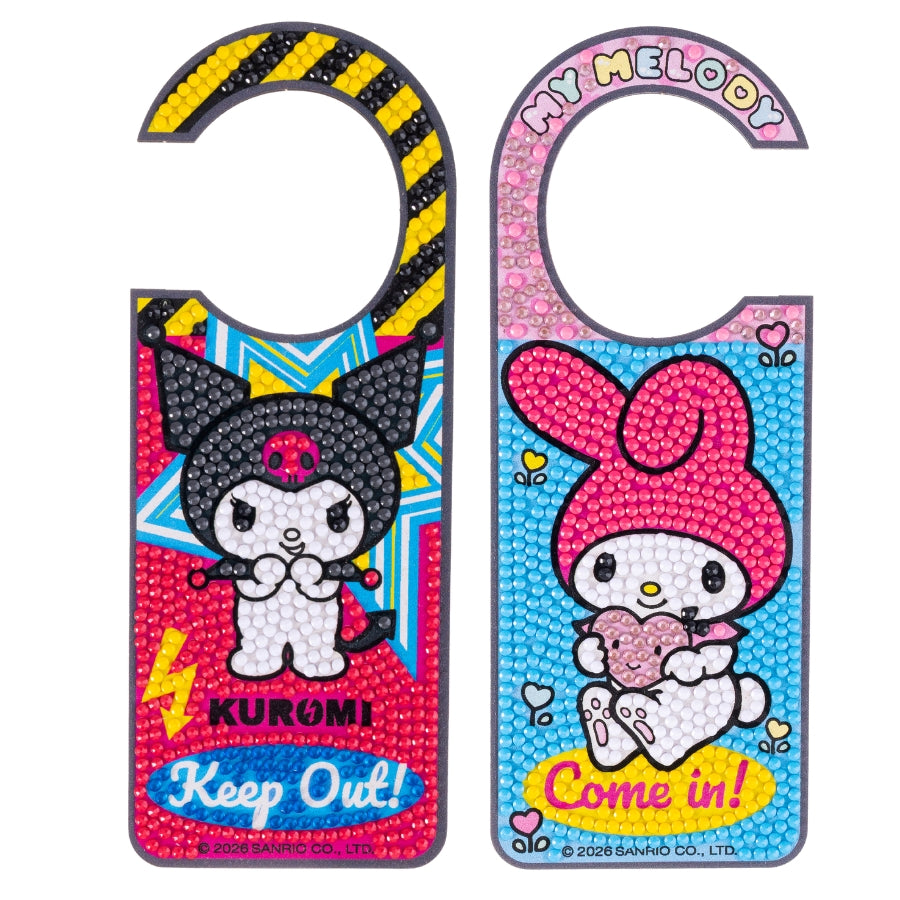 Sugar and Spice Crystal Art Door Hanger Kit Hello Kitty