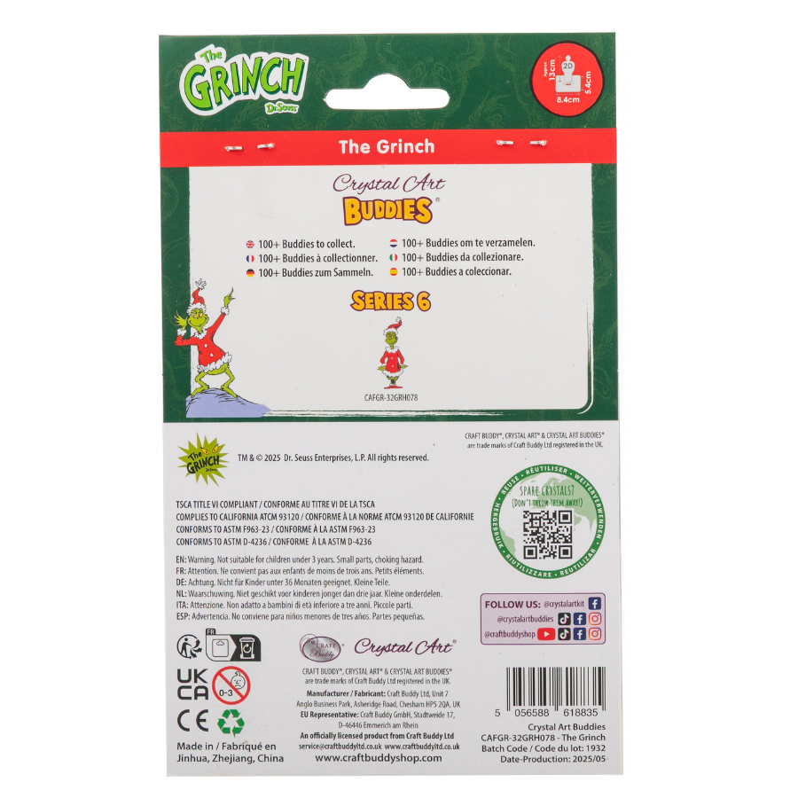 The Grinch Crystal Art Buddies Disney Series 6 1