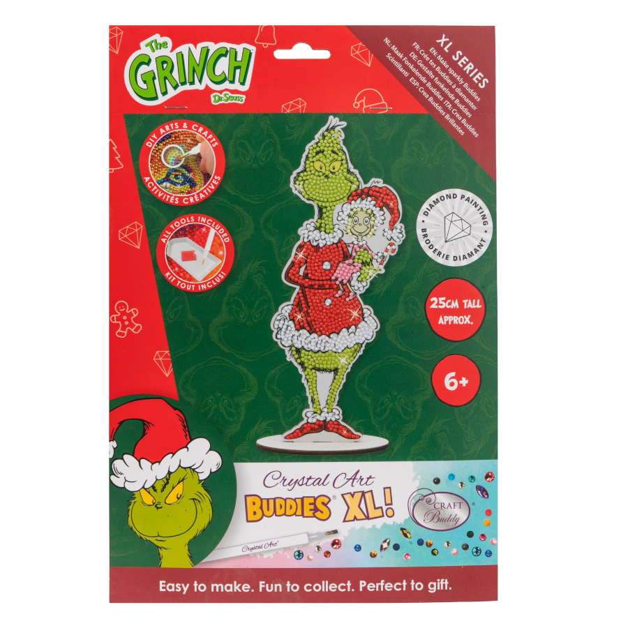 The Grinch Crystal Art Buddies XL 6
