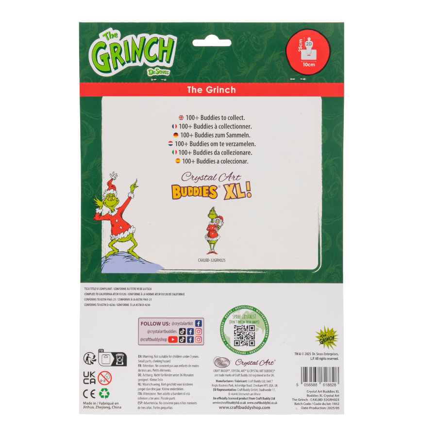 The Grinch Crystal Art Buddies XL 7