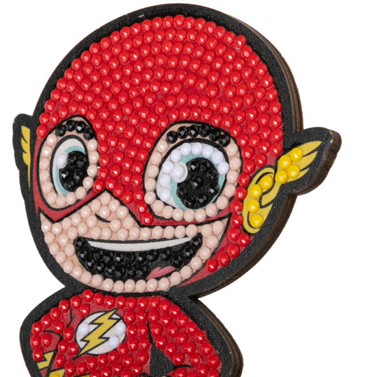 "The Flash" Crystal Art Buddies DC Series 3 Close up 