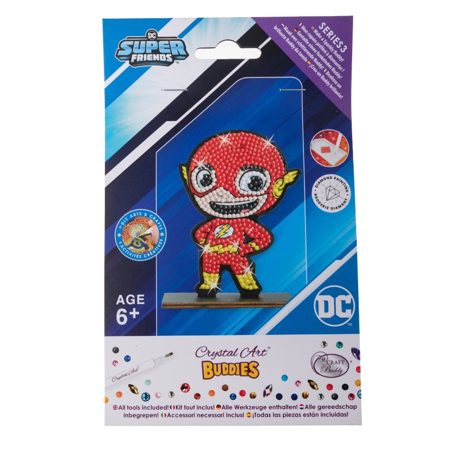 "The Flash" Crystal Art Buddies DC Series 3 Front packaging